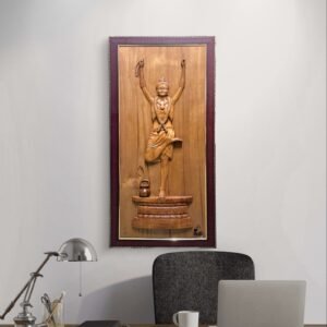 Nilkanthvarni Poster - Natural Finish